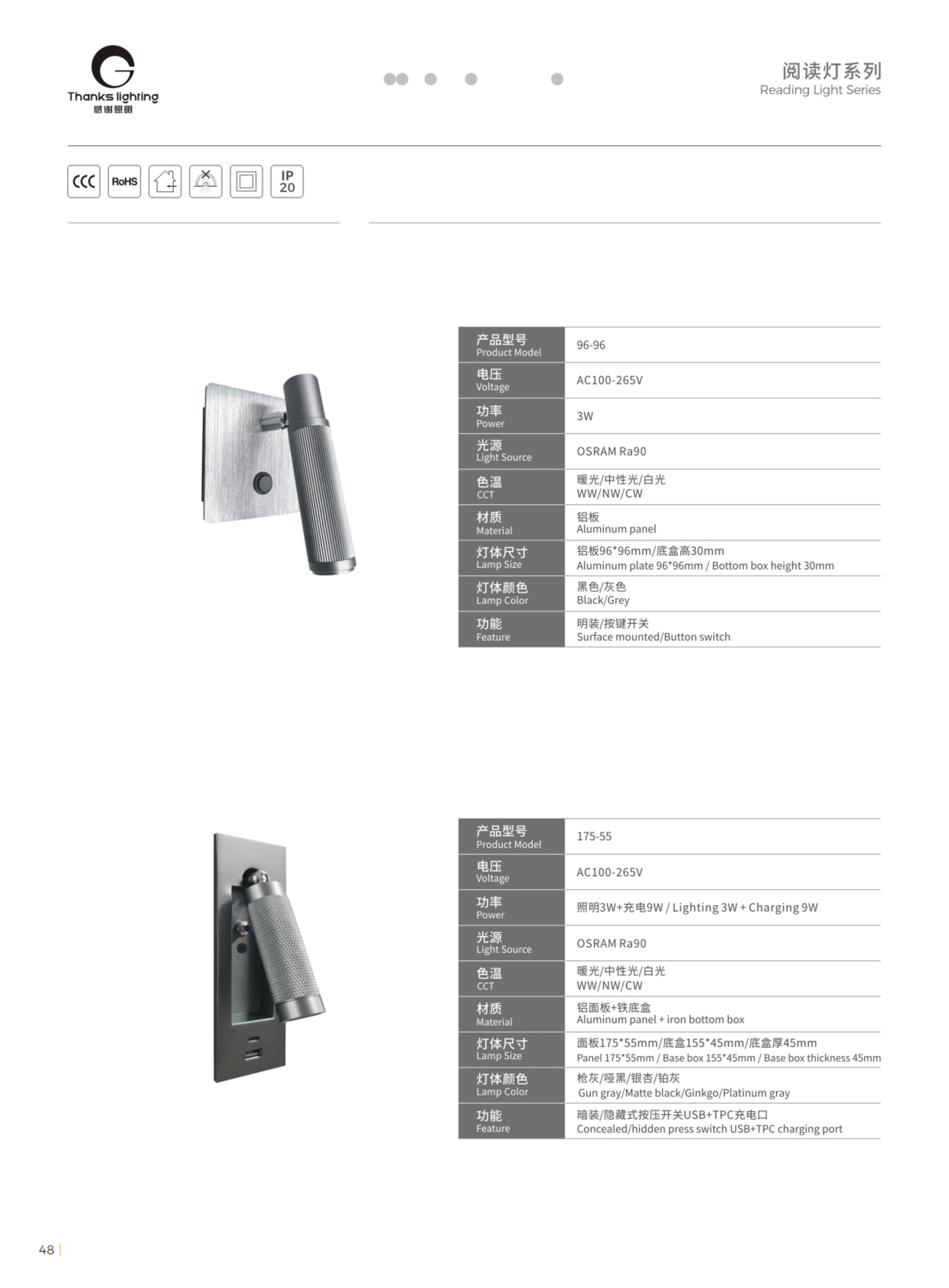 阅读灯